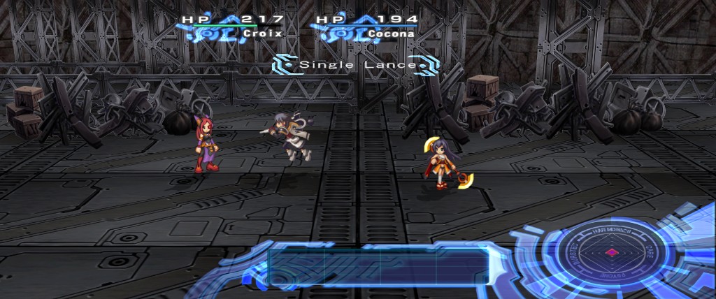 Ar tonelico II — industrial battle at 21:9