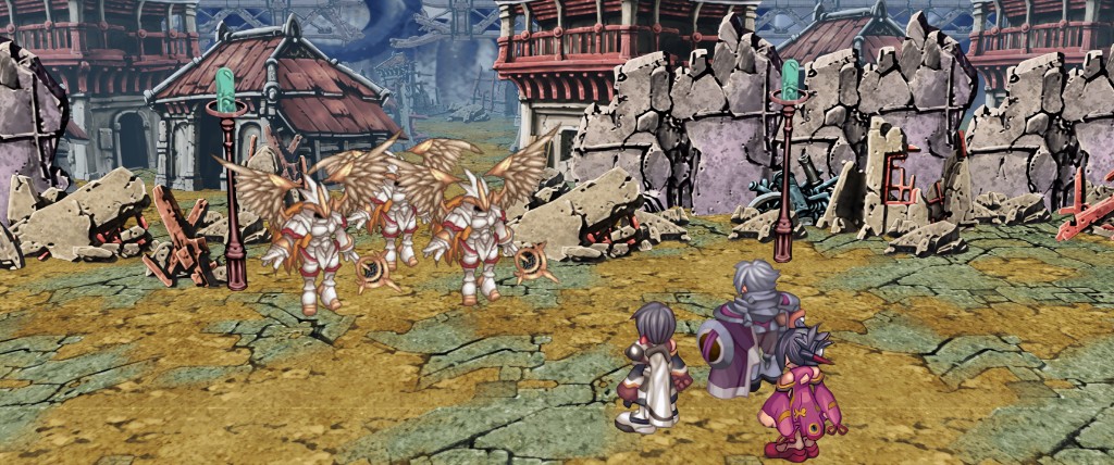 Ar tonelico II — ruins battle at 21:9