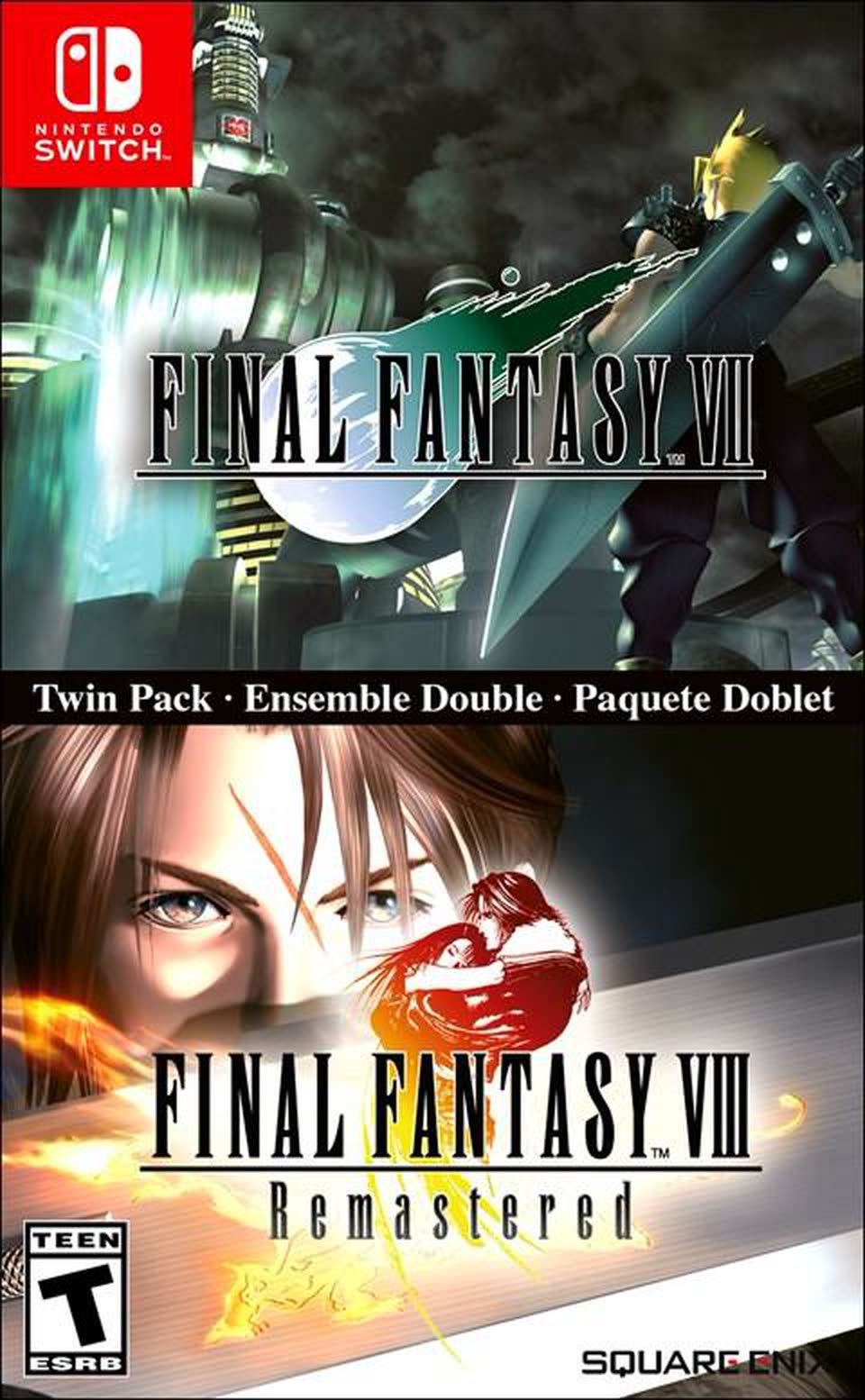 Final Fantasy VII & Final Fantasy VIII Remastered Twin-Pack